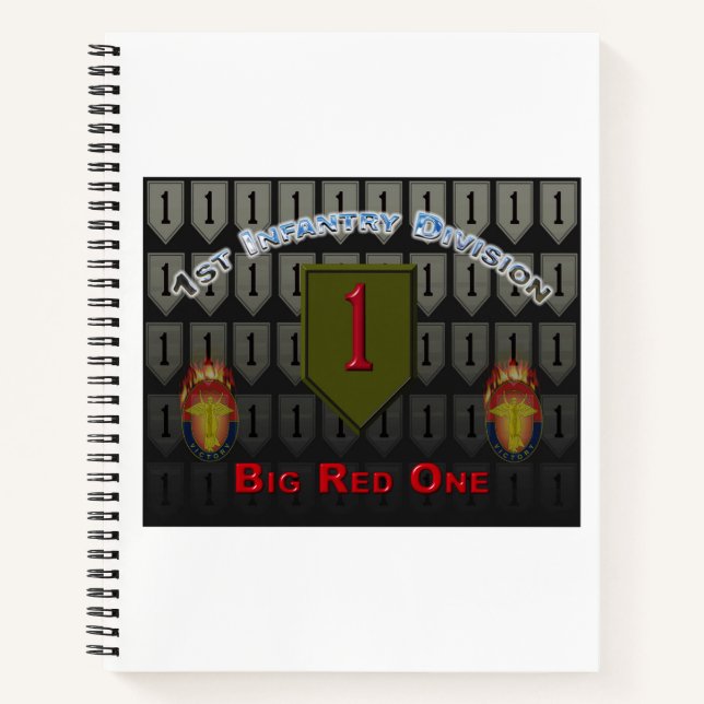 Cuaderno Diseño único 1er regalo de División de Infantería (Anverso)