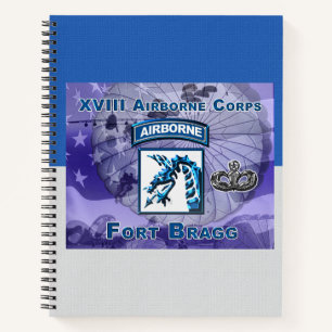 Cuaderno Diseño único XVIII Aviso de los Cuerpos Aéreos Not