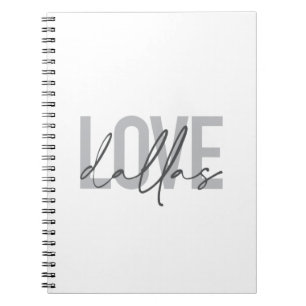 Cuaderno Diseño urbano, moderno, sencillo, moderno Love Dal