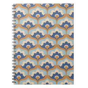 Cuaderno Diseño Vintage Floral Seamless.