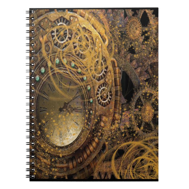 Cuaderno Diseño vintage Steampunk (Frente)