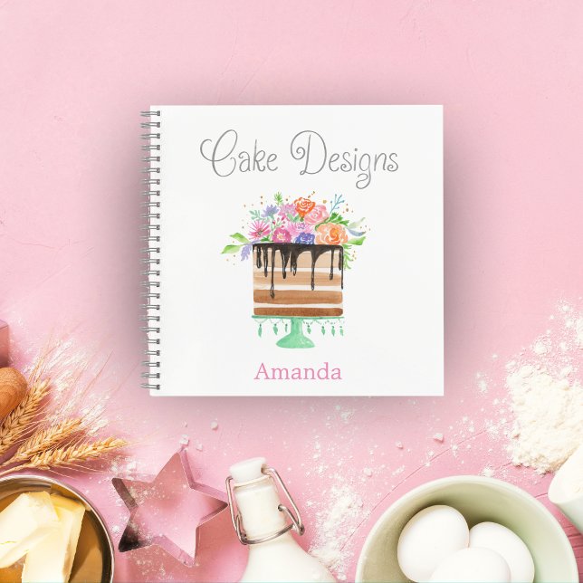 Cuaderno Diseños de Pasteles  Diseños de Pasteles Florales  (Subido por el creador)