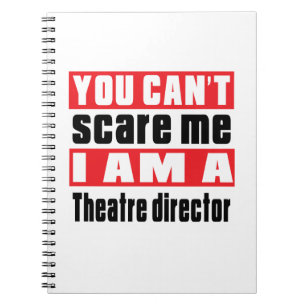 Cuaderno Diseños del susto del director del teatro