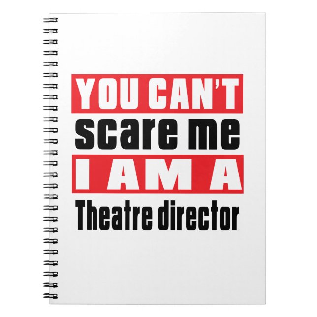 Cuaderno Diseños del susto del director del teatro (Frente)