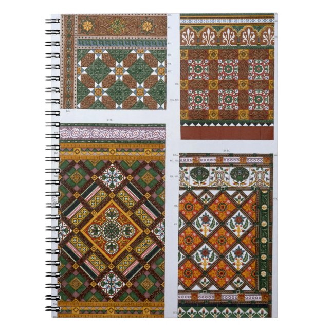 Cuaderno Diseños para la mayólica y las tejas esmaltadas (Frente)