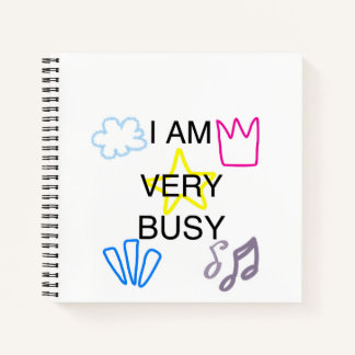 Cuaderno Diseños Únicos Estoy Muy Ocupado 