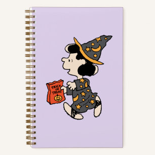 Cuaderno Disfraz de bruja Lucy de Peanuts para Halloween