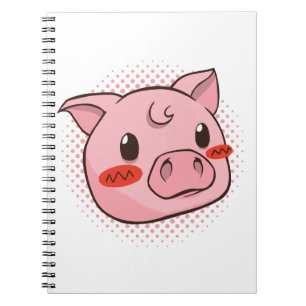 Cuaderno Disfraz de Cerdo Adorable Regalo para Amantes de C