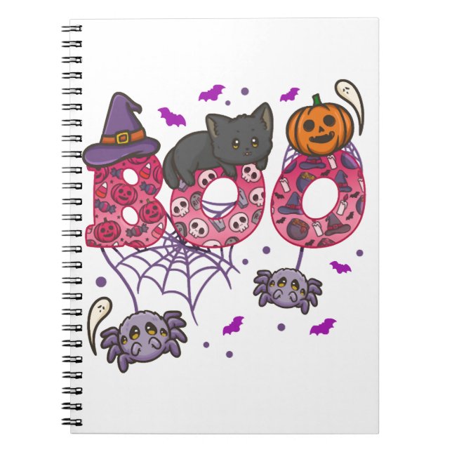 Cuaderno Disfraz de Halloween Boo Halloween (Frente)