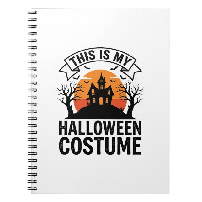 Cuaderno Disfraz divertido de Halloween Casa embrujada Cami (Frente)