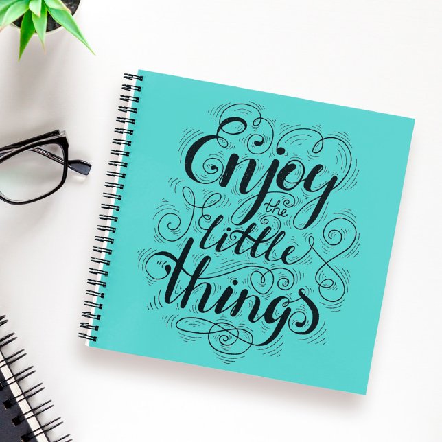 Cuaderno Disfruta De Las Pequeñas Cosas (Subido por el creador)