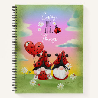 Cuaderno Disfruta de las pequeñas cosas con gnomes de lagar