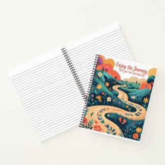 Cuaderno disfruta del viaje y no solo de la inspiración