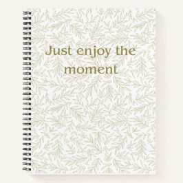 Cuaderno "Disfruta el Momento" Botánico Mindfulness Duro