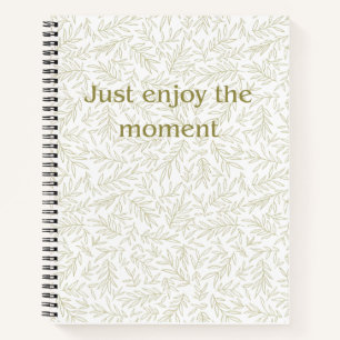 Cuaderno "Disfruta el Momento" Botánico Mindfulness Duro