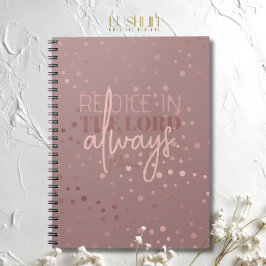 Cuaderno Disfruta en el Señor siempre Phil. Nota de Rosegol