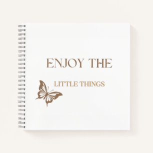 Cuaderno Disfruta las cosas pequeñas, Regalo de bienestar p