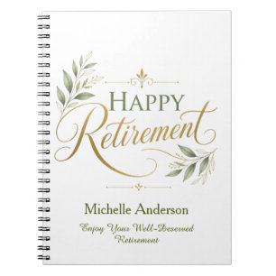 Cuaderno Disfruta Tu Merecida Jubilación Personalizada