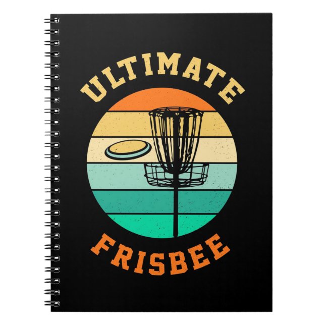 Cuaderno Disk Golf Ultimate Frisbee (Frente)