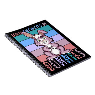 Cuaderno Distrado fácilmente por Bunnies Cute Bunny Lover