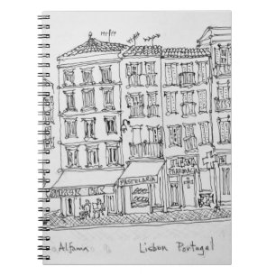 Cuaderno Distrito histórico de Alfama  Lisboa, Portugal