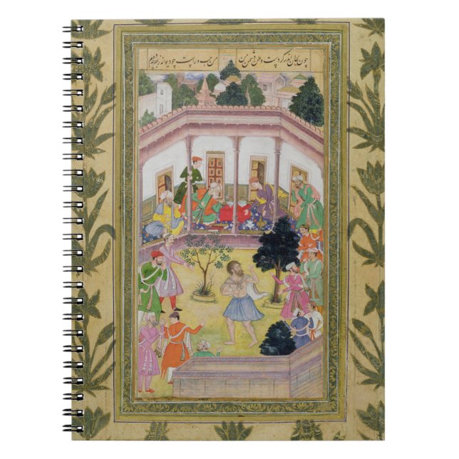 Cuaderno Disturbio de un loco en una reunión social, para (Frente)