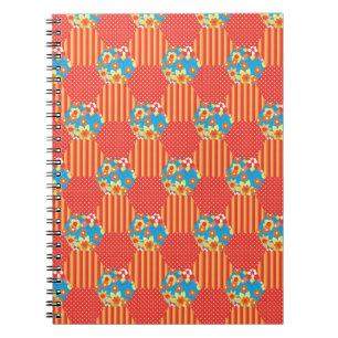 Cuaderno Ditsy Floral, Stripes, Paquetes Polka