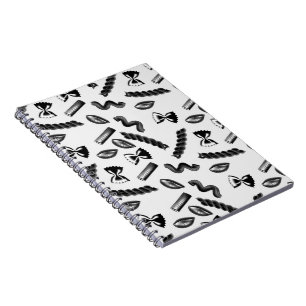 Cuaderno Diversidad de Pasta Grisa Comida Italia Amante Foo
