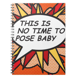 Cuaderno Diversión Arte Pop de Cómic Retro