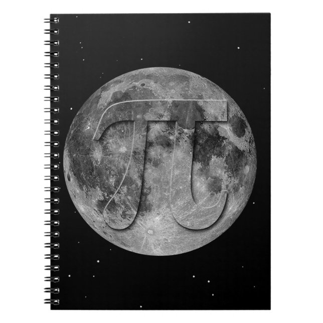 Cuaderno Diversión completa del Día Pi de la Luna (Frente)