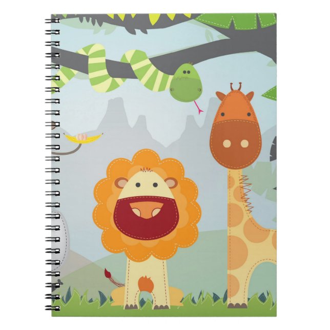 Cuaderno Diversión de la selva (Frente)