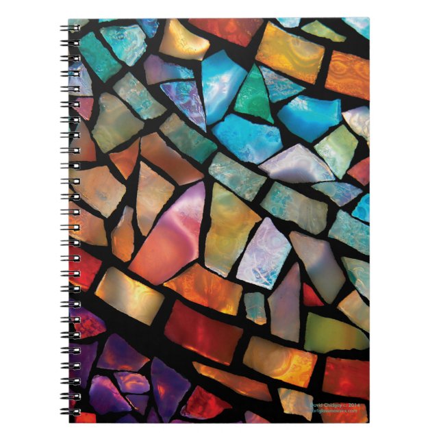 Cuaderno "diversión del mosaico del vitral de la (Frente)