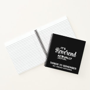 Cuaderno Diversión Ordenación de Pastores ES REVERENDO DE H