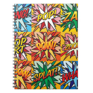 Cuaderno Diversión Retro Comic Book Pop Art
