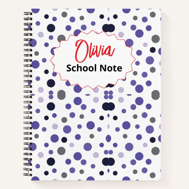 Cuaderno Diversión Útiles Escolares para Niños o Maestros (Anverso)