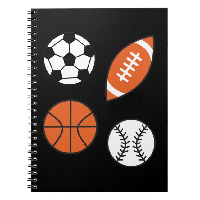 Cuaderno Divertida bola deportiva (Frente)