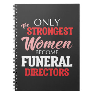 Cuaderno Divertida directora funeraria mujer Morticista Mam
