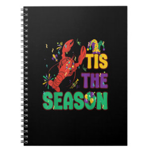 Cuaderno Divertida Es La Temporada Mardi Gras Cangrejos de 