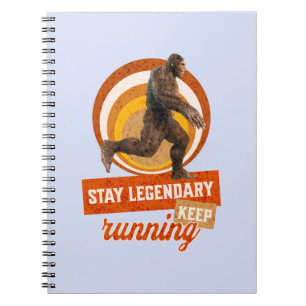 Cuaderno Divertida Motivación para Correr de Bigfoot