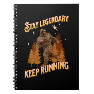 Cuaderno Divertida Motivación para Correr de Bigfoot