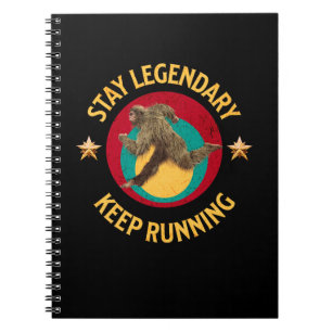 Cuaderno Divertida Motivación para Correr de Bigfoot