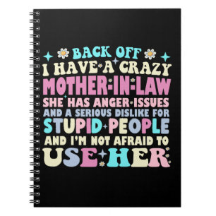 Cuaderno Divertida Retrocede Tengo Una Suegra Loca
