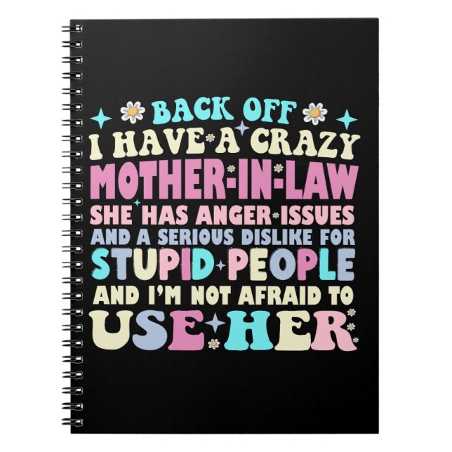 Cuaderno Divertida Retrocede Tengo Una Suegra Loca (Frente)