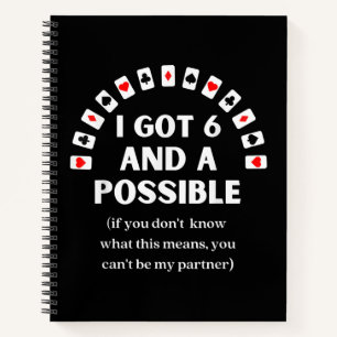 Cuaderno Divertidas Espadas Tengo Seis Y Una Posible Tarjet