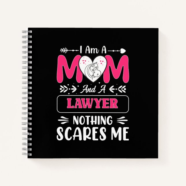 Cuaderno Divertido abogado, mamá, abogado, gracioso (Anverso)
