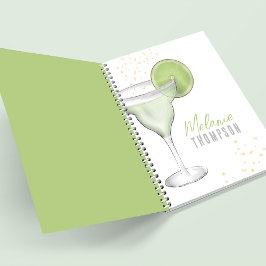 Cuaderno Divertido acuarela Cocktail simple Lime Margaritas