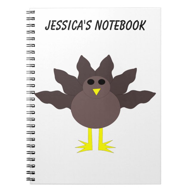 Cuaderno Divertido boletín de Personalizable turco de Acció (Frente)