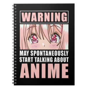 Cuaderno Divertido Chica animalista japonés Otaku Manga Ja
