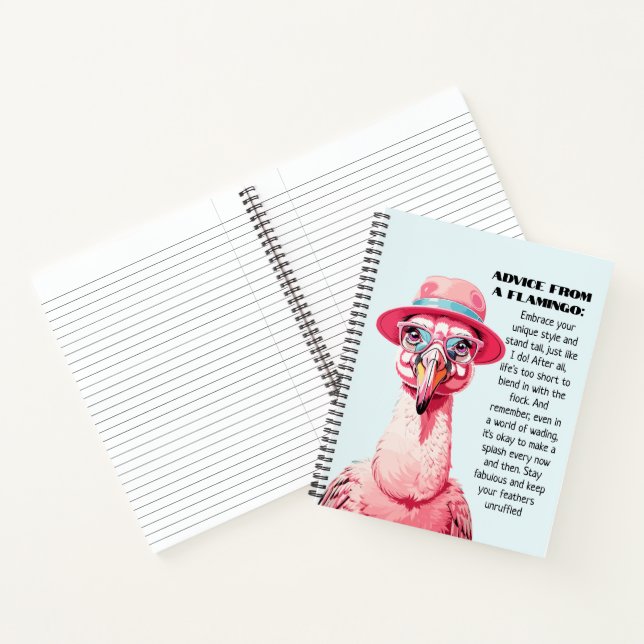 Cuaderno Divertido Consejo De Un Flamingo (Interior)