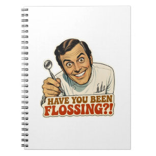 Cuaderno Divertido de Dentista Retro ¿Has Usado Hi